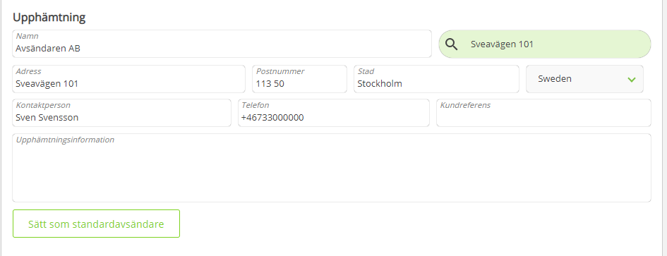 Upphämtning
