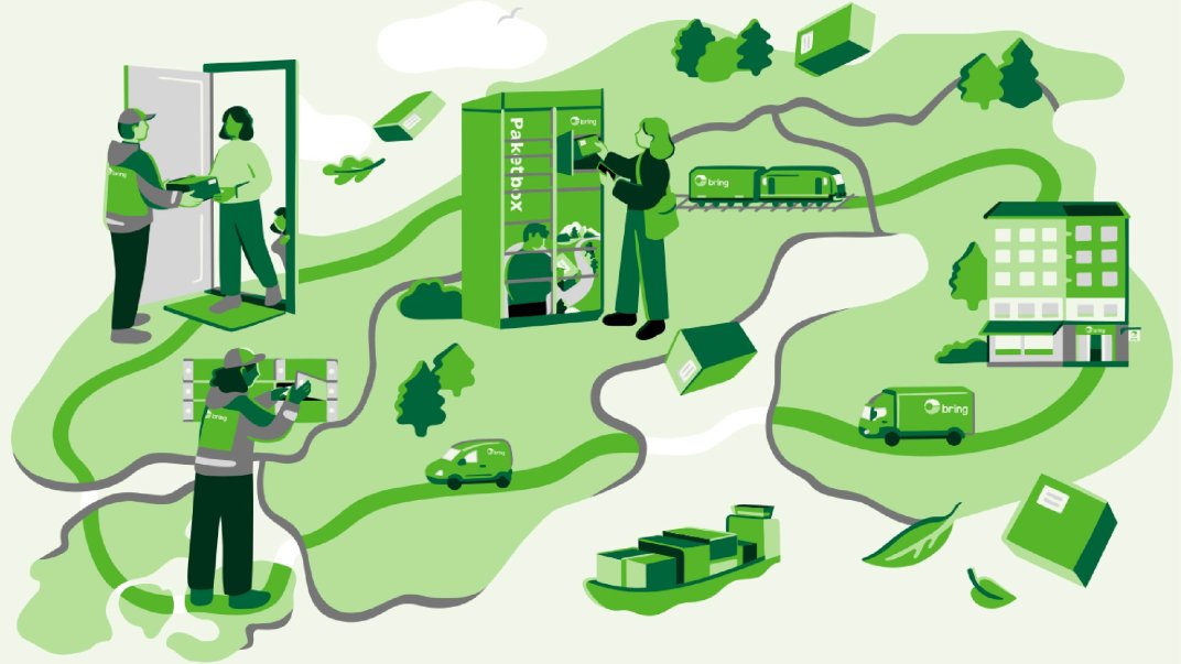 Illustration of transport network