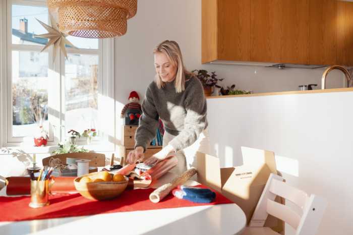 Packar in julklapp